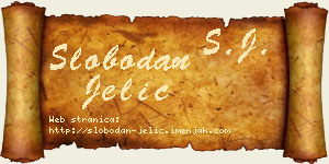 Slobodan Jelić vizit kartica
